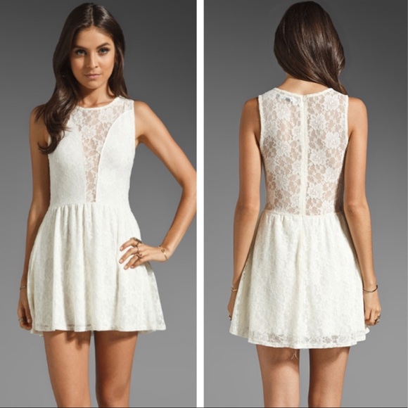 For Love And Lemons Dresses & Skirts - For Love and Lemons | Lulu off white lace dress